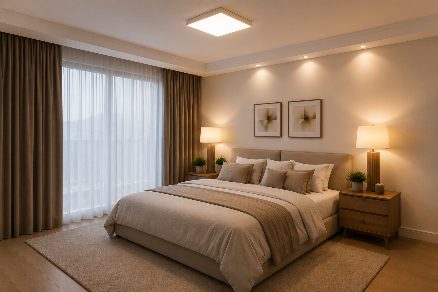 Quarto — Luz Neutra